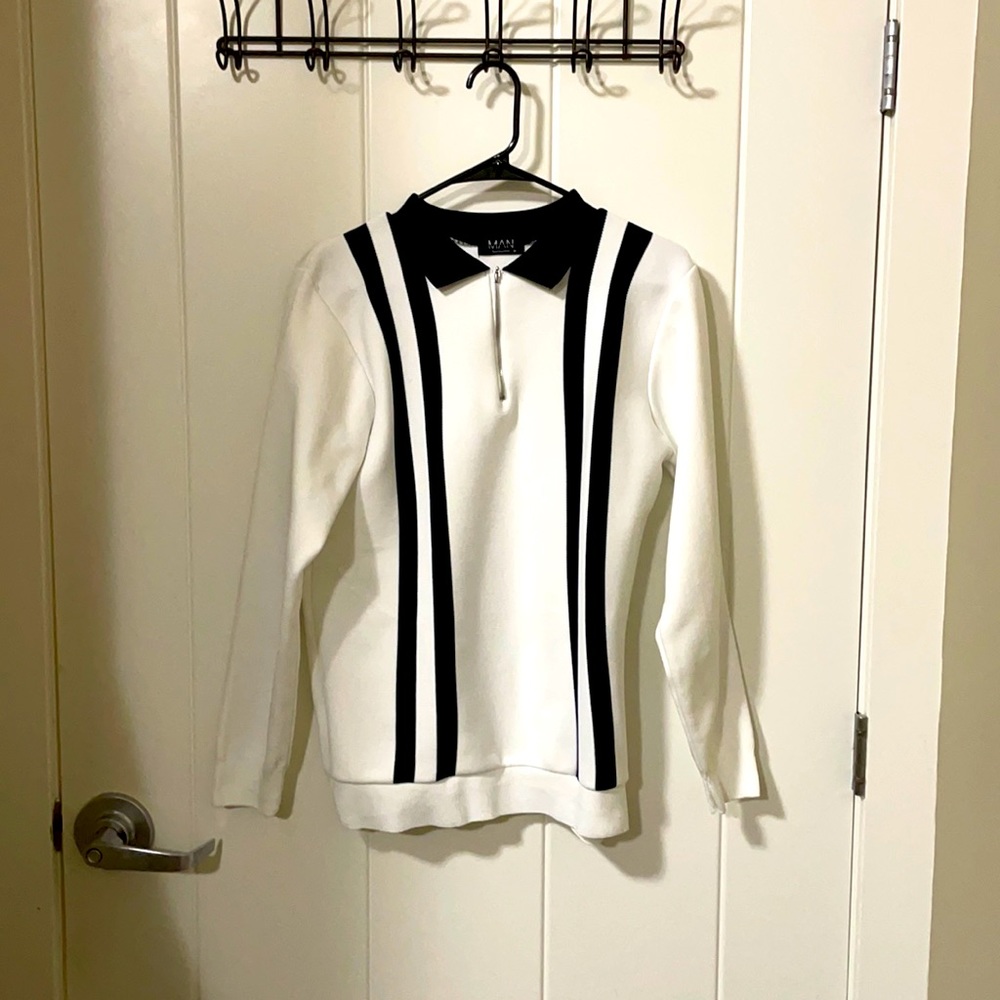 BoohooMAN long sleeve polo